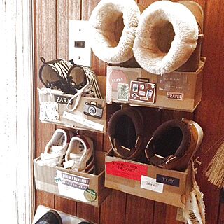 玄関/入り口/靴/手作り/収納のインテリア実例 - 2013-12-07 11:33:24