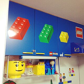 キッチン/レゴ/LEGO/どこまでもカラフル/やっぱり青が好きのインテリア実例 - 2015-03-12 11:23:57