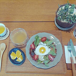 キッチン/朝食photo♥/観葉植物のある暮らし/IKEA/KINTO...などのインテリア実例 - 2017-06-05 11:45:14