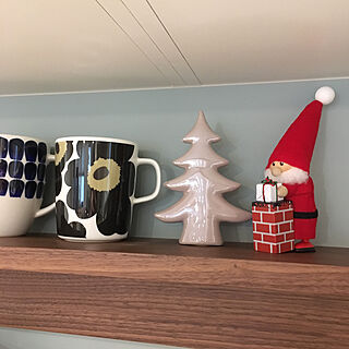 ダイソー 陶器ツリー/無印良品 壁に付けられる家具/クリスマス/ノルディカニッセのインテリア実例 - 2019-12-07 15:52:23