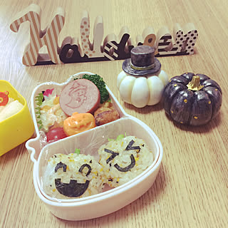 キッチン/ハロウィン弁当/ハロウィン/いいね、フォロー本当に感謝デス☺︎/フォロワー様2200名様超！！感謝です♡のインテリア実例 - 2018-10-17 14:54:53