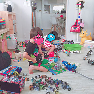 おもちゃ収納/子供部屋/IKEA/二世帯住宅/二世帯完全別離型...などのインテリア実例 - 2019-07-11 23:07:59