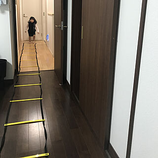 ラダートレーニング/床の切り替え/寝室からの眺め/二階の廊下のインテリア実例 - 2018-04-10 18:16:12