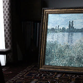 絵画 昭和レトロのおしゃれなインテリア・部屋・家具の実例 