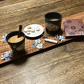 カフェタイム♪/好きなものに囲まれて暮らす/日々の生活を楽しむ/器好き♡/作家さんの器...などのインテリア実例 - 2019-07-19 22:21:40