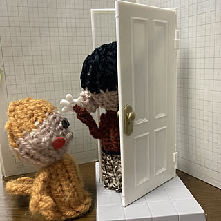 刈り上げすぎたお猿/新作あみぐるみ完成/ハンドメイド/毛糸/手作り...などのインテリア実例 - 2023-01-06 22:25:58