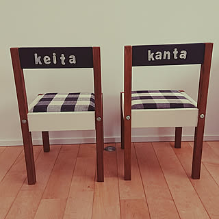 IKEA/LÄTT/キッズチェア/子供イス/かんたんDIY...などのインテリア実例 - 2018-02-18 18:37:56