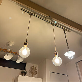 カウンター上/インターフォルムの照明/IKEA/わが家の明かり/キッチンのインテリア実例 - 2021-07-31 23:04:06