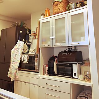 キッチン/お米ビン/エプロン/ニトリのインテリア実例 - 2017-01-23 10:18:48