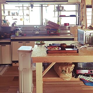 キッチン/papa ＤＩＹ/中古住宅/リノベーション/テーブルのインテリア実例 - 2015-05-11 07:22:38