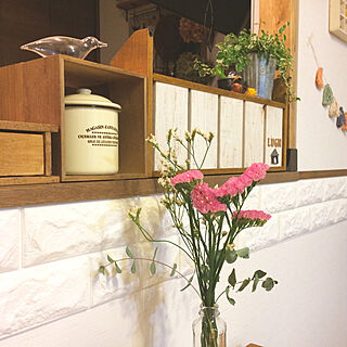机/スターチス/2018.3.8/食卓に花を♡/花のある暮らしのインテリア実例 - 2018-03-08 19:20:43