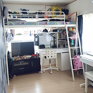 部屋全体/夏の模様替え/長女部屋/ずぼら主婦/ミニチュア...などのインテリア実例 - 2023-07-28 08:45:50