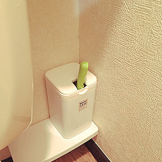 バス/トイレ/トイレ/浮かせる収納/トイレブラシ/キャンドゥ...などのインテリア実例 - 2019-02-16 15:46:39