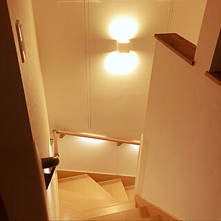 リクシル/手摺り照明/階段の壁/壁/天井のインテリア実例 - 2021-05-08 07:30:38