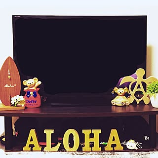 リビング/ALOHA♡/ホヌ/ハワイを感じたい/ハワイ好き♡...などのインテリア実例 - 2016-05-04 10:14:09
