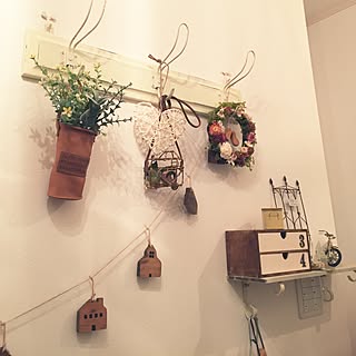 壁/天井/雑貨/雑貨がたくさん❤️/スイッチ隠し/作家さんの作品...などのインテリア実例 - 2016-07-27 18:56:25