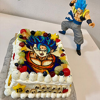 キッチン/ドラゴンボール/cooking/手作りケーキ/誕生日ケーキ...などのインテリア実例 - 2024-01-09 23:03:58