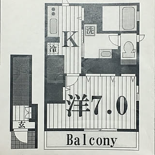 部屋全体/引越し/間取り図/一人暮らし/ひとり暮らし...などのインテリア実例 - 2018-09-29 18:54:23