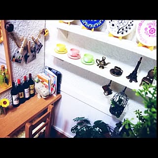 キッチン/6／1サイズ/ハンドメイド/ドールハウス/ミニチュア部屋...などのインテリア実例 - 2014-06-22 13:00:41