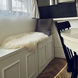 DIY/IKEA/IKEAのカーテン/ヘリンボーンの床/ヘリンボーンDIY...などのインテリア実例 - 2022-09-11 19:53:26