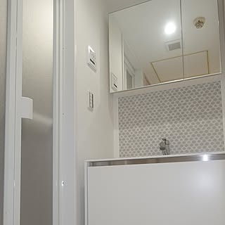 施工事例/洗面台/洗面台リフォーム/リノベーション施工事例/バス/トイレのインテリア実例 - 2021-10-01 17:01:30