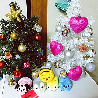 棚/クリスマスツリー/ツムツム♡のインテリア実例 - 2014-12-22 07:11:30