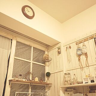 壁/天井/なんちゃって窓枠/DIY板壁/DIY棚のインテリア実例 - 2013-09-03 21:31:18