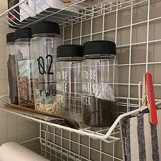 キッチン/冷蔵庫横/プラスチックボトル/Instagramやってますのインテリア実例 - 2017-03-10 19:14:09