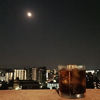 部屋全体/夜景/一人暮らし/コーヒー/夜...などのインテリア実例 - 2015-09-13 01:54:44