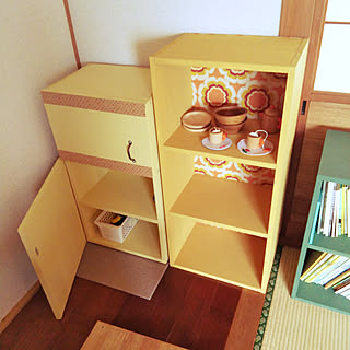 棚/ある物活かし/なちゅらるが好き★/将来は子供部屋/あまりの木材でDIY...などのインテリア実例 - 2019-09-28 10:27:05