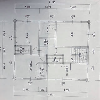 WIC収納/寝室/子供部屋/間取り図2F/5人家族...などのインテリア実例 - 2018-07-25 21:38:26