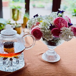 ♡マニー♡ドアプレート陶器マニーローズバスケットフレンチカントリー