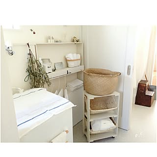 バス/トイレ/ナチュラル/ｲｲﾈ.ｺﾒ.ﾌｫﾛｰ感謝です◡̈ */ﾗﾝﾄﾞﾘｰﾙｰﾑ/DIY...などのインテリア実例 - 2017-01-19 09:42:48