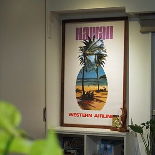ビンテージポスター ビンテージハワイのおすすめ商品とおしゃれな実例