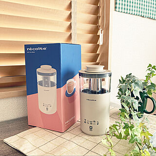 milk tea maker/recolte/主人のDIY☆/ニトリ　ウッドブラインド/ニトリ...などのインテリア実例 - 2022-02-20 12:11:06