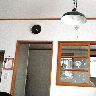 部屋全体/照明/キッチン入口/フランフラン/時計のインテリア実例 - 2013-09-15 16:39:06