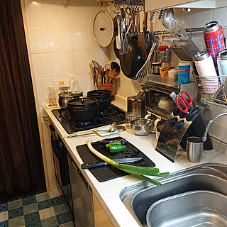 キッチン/キッチンというより台所/お掃除、整理整頓は大事。/本日もおつかれさまでした♡/休日の風景...などのインテリア実例 - 2020-04-11 19:13:33
