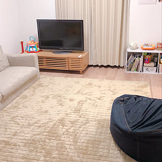 16畳LDK/アルダー材の家具/アルダー材のテレビボード/建売住宅でも快適生活/窓の前にテレビ...などのインテリア実例 - 2021-09-08 00:30:09