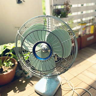 昭和初期 卓上レトロ扇風機 三菱 幼き