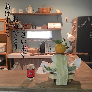 キッチン/鏡餅/正月飾りのインテリア実例 - 2016-01-02 18:58:19