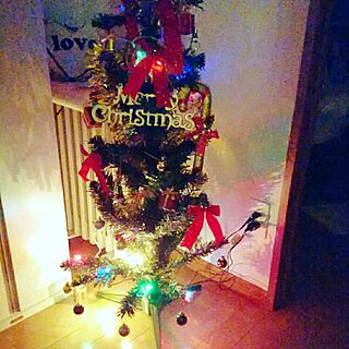 リビング/イルミネーション/Christmas/X'mas/クリスマスツリーのインテリア実例 - 2016-12-09 01:02:16