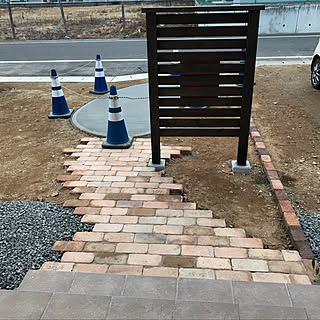 カフェ風 アプローチレンガのインテリア実例 Roomclip ルームクリップ