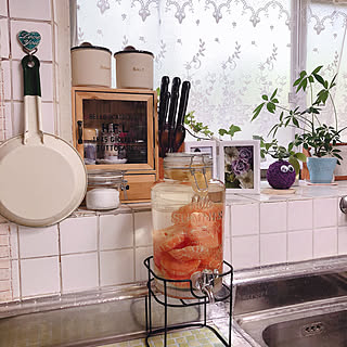 キッチン/観葉植物/出窓/果実酒/昭和の家...などのインテリア実例 - 2019-06-26 13:02:29