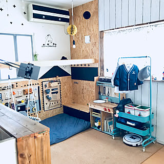 棚/トローリーハンガー/くらしのeショップモニター/山善/建売住宅...などのインテリア実例 - 2019-01-08 18:08:43