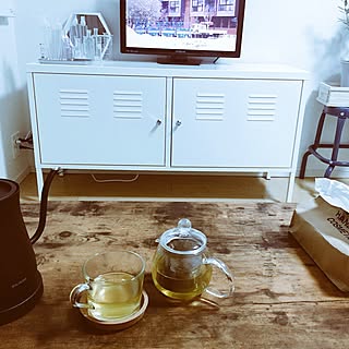 机/紅茶/ティーポット/アイアン/アイアンデスク...などのインテリア実例 - 2017-04-04 00:45:10