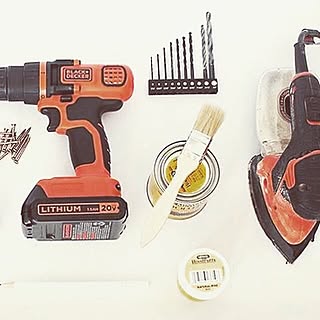 部屋全体/DIY日和/BLACK&DECKER/BLACK+DECKER/BLACK AND DECKER/BLACK&DECKER...などのインテリア実例 - 2016-02-18 08:41:20