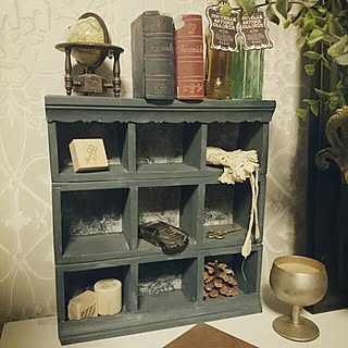 棚/ペーパーナプキン/セリア/デコパージュ/地球儀のインテリア実例 - 2015-07-05 15:14:24