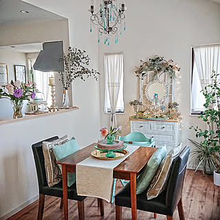 キッチン/ニトリ/グリーン/ホワイト/フェアリーライト...などのインテリア実例 - 2020-02-21 16:15:43