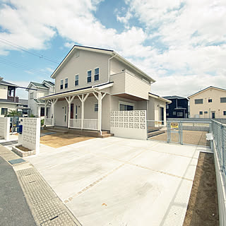 駐車場 アメリカンフェンスのインテリア実例 Roomclip ルームクリップ