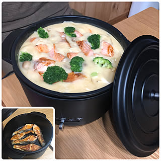 山善キャセロール/くらしのeショップモニター/山善/キャセロール/山善食卓部...などのインテリア実例 - 2019-09-15 17:57:11